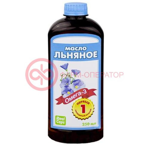 Реалкапс льняное масло 250мл холодный отжим