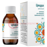 Циндол суспензия для наружного применения 12,5% 125г