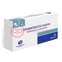 Прамипексол канон таблетки 1мг №30