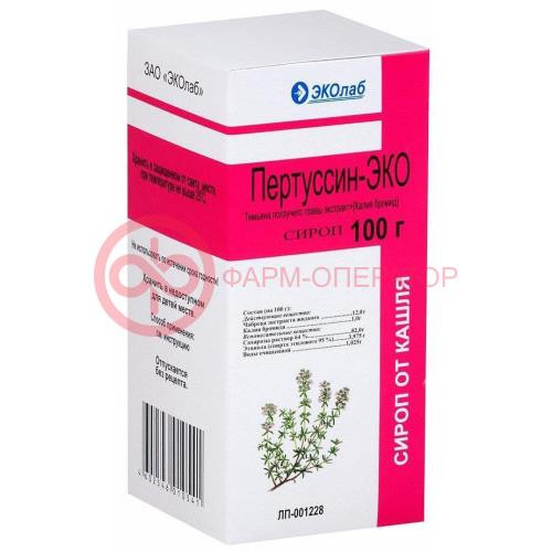 Пертуссин-эколаб сироп 100г Пертуссин-эколаб сироп 100г
