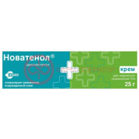 Новатенол крем для наружного применения 5% 25г