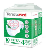 Терезамед подгузники для взрослых №10 extra экстра лардж xl (4) 120-160см