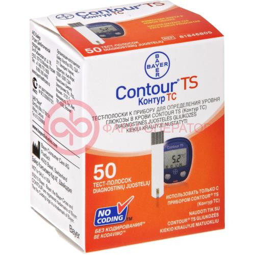 Тест-полоски контур тс №50