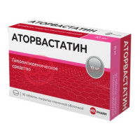 Аторвастатин велфарм таблетки покрытые пленочной оболочкой 10мг №90