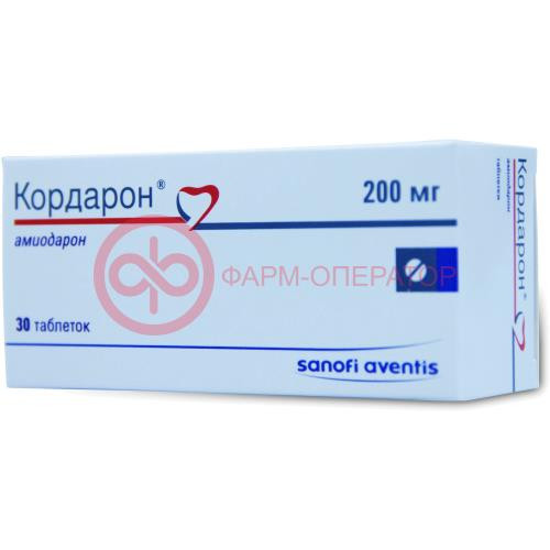 Кордарон таблетки 200мг №30