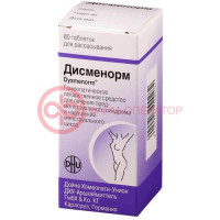 Дисменорм таблетки для рассасывания гомеопатические №80