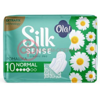 Ола силк сенс прокладки гигиенические №10 классик део нормал ромашка