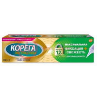 Корега экстра сила крем для фиксации зубных протезов 40г максим фиксация + свежесть