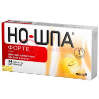 Но-шпа таблетки покрытые пленочной оболочкой 40мг №24