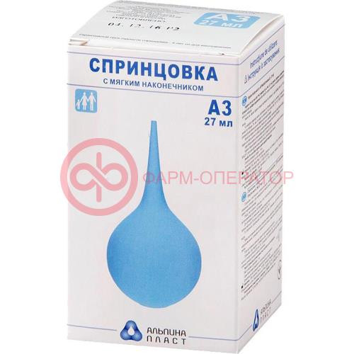 Спринцовка пвх №3а мягк.након. пластиз.