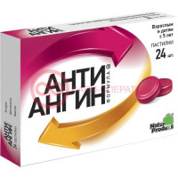 Анти-ангин формула таблетки для рассасывания 0,2мг + 2мг + 50мг №24