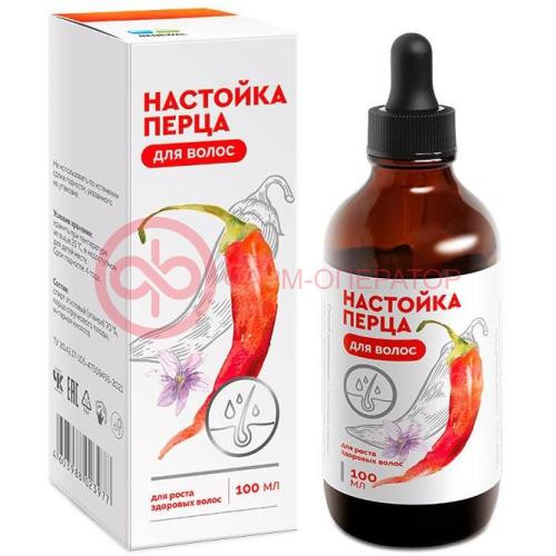 Настойка перца д/волос средство 100мл Настойка перца д/волос средство 100мл