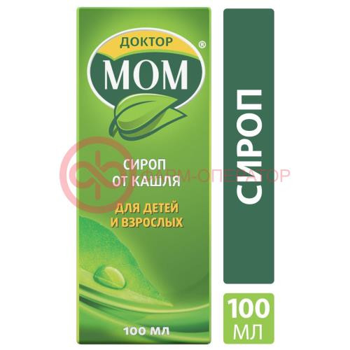 Доктор мом сироп 100мл в комплекте с мерным стаканчиком Доктор мом сироп 100мл в комплекте с мерным стаканчиком