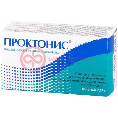 Проктонис капсулы 270мг №60 Проктонис капсулы 270мг №60