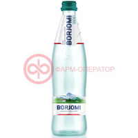 Боржоми вода минеральная газированная 0,5л стекло