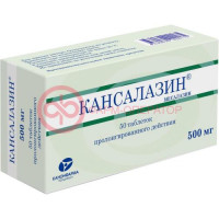 Кансалазин таблетки пролонгированного действия 500мг №50