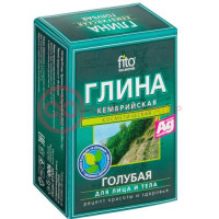 Фитокосметик глина 100г голубая кембрийская