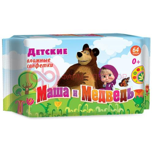 Маша и медведь салфетки влажные №64