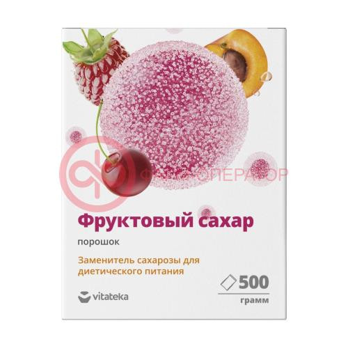 Витатека порошок 500г фруктовый сахар (фруктоза) Витатека порошок 500г фруктовый сахар (фруктоза)