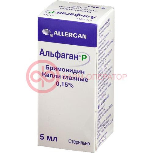 Альфаган р капли глазные 0,15% 5мл Альфаган р капли глазные 0,15% 5мл