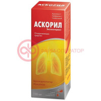 Аскорил экспекторант сироп 100мл в комплекте с колпачком мерным