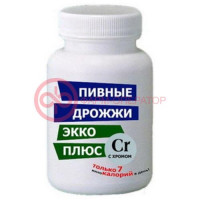 Пивные дрожжи экко плюс таблетки №100 хром