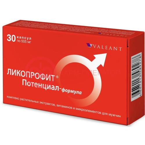 Ликопрофит потенциал формула капсулы 505мг №30 Ликопрофит потенциал формула капсулы 505мг №30