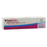Травокорт крем для наружного применения 1мг + 10мг/г 15г