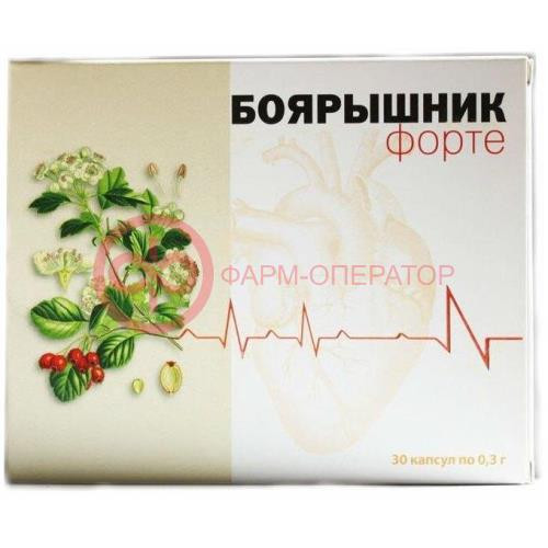 Боярышник форте 300мг. №30 капс. /витамер/ Боярышник форте 300мг. №30 капс. /витамер/