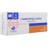 Глимепирид канон таблетки 4мг №30