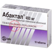 Абактал таблетки покрытые пленочной оболочкой 400мг №10