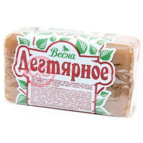 Весна дегтярное мыло туалетное 140г