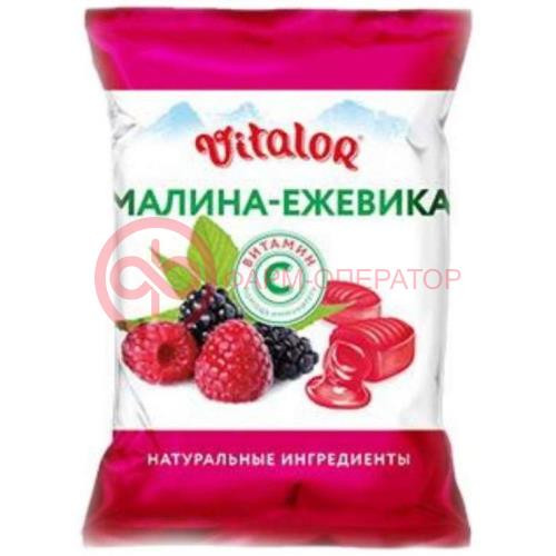 Виталор леденцовая карамель 60г малина + ежевика + вит. с Виталор леденцовая карамель 60г малина + ежевика + вит. с
