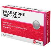 Эналаприл велфарм таблетки 5мг №20