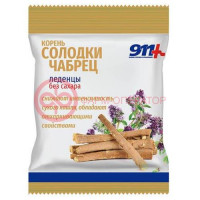 911 ваша служба спасения леденцы без сахара 50г корень солодки, чабрец с вит. с