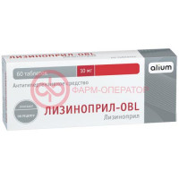 Лизиноприл-obl таблетки 10мг №60