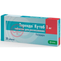 Торендо ку-таб таблетки диспергируемые в полости рта 1мг №30