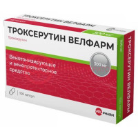 Троксерутин велфарм капсулы 300мг №100