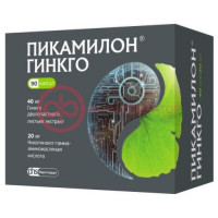 Пикамилон гинкго капсулы 40мг + 20мг №90