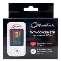 Медитек пульсоксиметр напалечный портативный мт-01