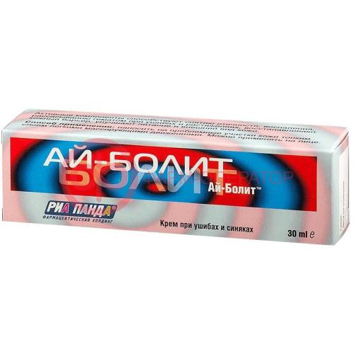 Ай-болит крем 30мл при ушибах и синяках