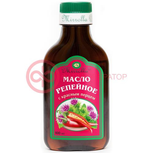 Мирролла репейное масло 100мл красный перец