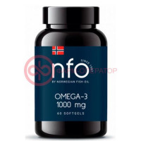 Норвегиан фиш оил омега-3 капсулы 1000мг 1450мг №60