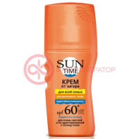 Сан тайм крем-спрей 150мл ультразащита плюс д/всей семьи spf60 +