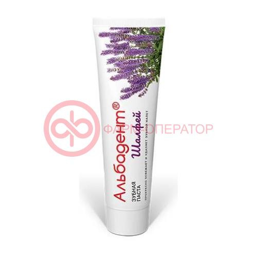 Альбадент зубная паста 120г шалфей