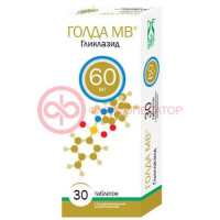 Голда таблетки с модифицированным высвобождением 60мг №30