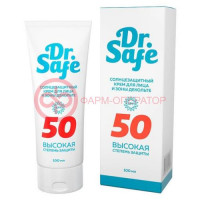Доктор сейф крем солнцезащитный 100мл д/лица и зоны декольте spf50