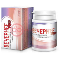 Вечернее форте драже 450мг №60 валериана + хмель + мята + мелисса