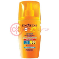 Биокон пантенол спрей для тела 95мл д/безопасного загара spf35