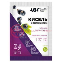 Авс хэлси фуд кисель 25г витамины-кальций вкус черной смородины